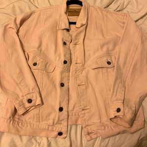 Nordstrom pink Jean Jacket